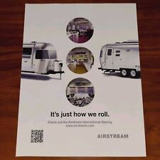 AIRSTREAM PRINT AD MAGAZINE ADVERTISEMENT ITS JUST HOW WE ROLL CAMPER TRAILER picture