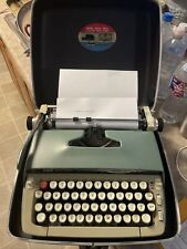 1964 Smith-Corona Galaxie II typewriter w/case, ribbon, works perfectly picture