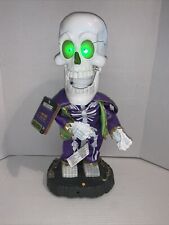 Gemmy FREAKY GEEKS Animated Eyes Light Skeleton”PLAY THAT FUNKY Music “As Is” picture