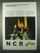1967 NCR 500 Series Computers Ad - Burning Money picture