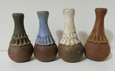 CRANE Round Minature Vase Set of 4 - Pottery Art picture