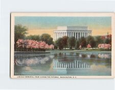 Postcard Lincoln Memorial from Across the Potomac Washington DC picture