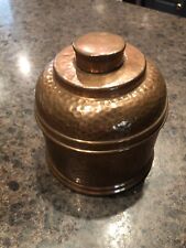 Hammered Copper Tin Lined Rumidor Tobacco Humidor picture