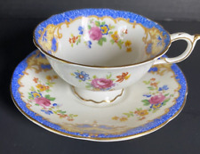RARE Paragon Teacup & Saucer Reproduction  of Period Plymouth 1935 G3757 Royal picture