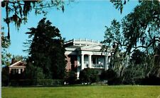Natchez, MS - Melrose Postcard Chrome Unposted Antebellum Home Mansion picture