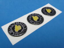 BULTACO LOGO DOMED DECAL EMBLEM STICKER SET OF THREE #278 picture