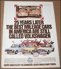 1981 Volkswagen Print Ad Car Auto Advertisement Frank Gifford Fleischmann's Mrs. picture