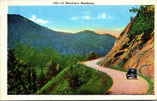 Vtg 1920s A Mountain Roadway Asheville North Carolina NC Postcard picture