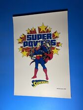 SUPER-POWERS DC COMICS CHAIN BREAKING SUPERMAN HUGE 13x19 POSTER NEW. picture