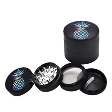 50mm Four-Layer Metal Grinder with Colorful Pineapple PatternBlack picture
