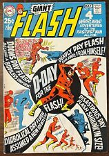 FLASH #187 1969-DC COMICS-GIANT SIZE ISSUE WHITE PAGES 8.5 VF+ picture