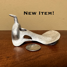 RDLC Small 1:6 Scale WESTERN SADDLE TREE for Marx, Sindy etc. - Raw White Bronze picture