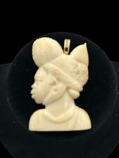 Nubian Carved Ivory Pendant picture