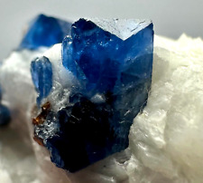 213 Ct. Extremely Rare Top Blue Spinel Crystals On Matrix From Hunza @Pak picture