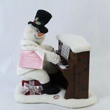 Hallmark Jingle Pals 2005 Plush Piano Playing Singing Snowman Animated Musical picture