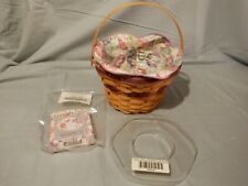 Longaberger Baskets - 2000 Morning Glory Bundle With Liner Protector and Tie On picture