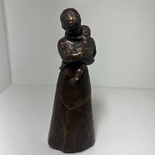 STERETT-GITTINGS KELSEY BRONZE SCULPTURE OF WOMAN AND CHILD #c569 1978 Vintage picture