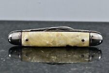 Vintage Imperial Prov USA Pearl Inlay Double Blade Pocket Knife 5.5