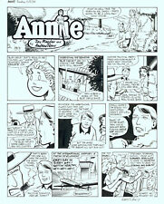 Little Orphan Annie Sunday Newspaper Comic Strip Original Art Andrew Pepoy picture