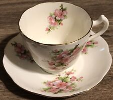Trentham Teacup And Saucer Fine Bone China England Vintage Floral Tea Cup picture