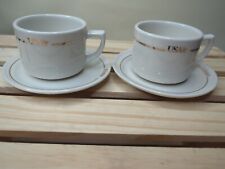 2- Vintage USAir Airlines Pottery Coffee Cup Mug by ABCO Set picture