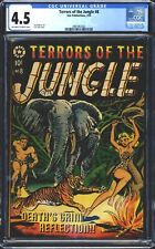 Terrors of the Jungle #8 CGC 4.5 Star Publications 1954 L.B. Cole Cover Disbrow picture