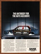 1992 Saab Vintage Print Ad/Poster Automotive Car Safety Cage Man Cave Wall Art picture