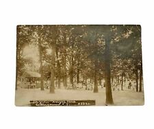 Antique 1900s RPPC Real Photo Postcard The Grove Knights Park Collingswood, NJ picture