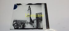 G55 GLASS Slide or Negative AERIAL VIEW OF CITY BUILDINGS AND TALL SKINNY TOWER picture