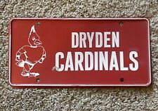 Vintage License Plate - Dryden Cardinals - Michigan High School picture