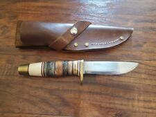 Vintage Helle Norway Fixed Blade Knife - Rare Norwegian 