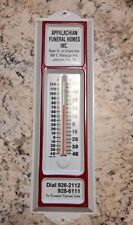 Appalachian Funeral Services Vintage Thermometer picture