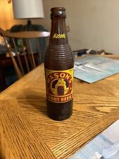 Vtg 1948 & 1953 Mason’s Old Fashioned Root Beer Soda Pop Bottle 10 oz picture