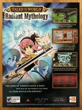 2007 Tales of the World Radiant Mythology PSP Print Ad/Poster RPG Video Game Art picture