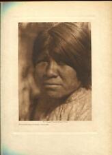1924 Original Photogravure | Young Campo Woman | Edward Curtis | 5 1/2 x 7 1/2 picture