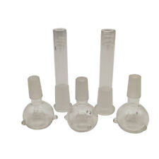 5pcs14mm Male Glass Bowl & Downstem Set Replacement for Smoking Bong Hookah US picture