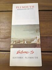 Plymouth Massachusetts Welcome To Historic Plymouth Brochure Pamphlet Booklet picture