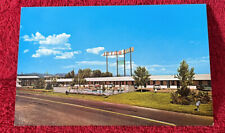 Denver CO Panorama Motel Postcard Colorado 505 Sheridan BLVD US 6 Pool 1950's picture