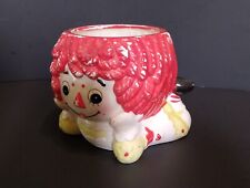 Vintage 1976 Rubens Raggedy Ann Ceramic Planter #4193 Hand Painted picture
