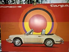 AWESOME RARE  Factory  POSTER Porsche Targa 1967 Soft Window Model  picture