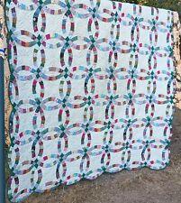 Vintage Double Wedding Ring Quilt picture