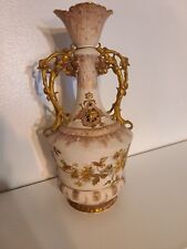 Antique Hungarian Art Porcelain Pierced Vase Fischer Or  Zsolnay picture