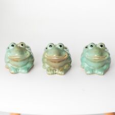 Set of 3 Frog Candle Tea Light Votive Holders picture