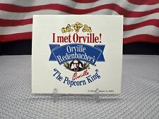 Vintage 1995 Popcorn king Orville Redenbacher “I Met Orville” Sticker picture
