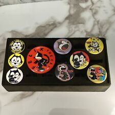 Lot of (9) Vintage Felix the Cat Fan Club Buttons/Pin Backs picture