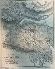 1887 Civil War Battle of Chattanooga Lookout Mountain General Ulysses S. Grant picture