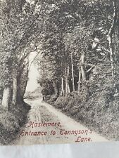 C 1910 Haslemere Entrance to Tennyson's Lane England UK Firths Series Postcard picture