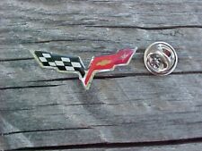 CHEVROLET CORVETTE C6 HAT PIN W PIN STOPPERS NOS DISCONTINUED LICENSED GM picture