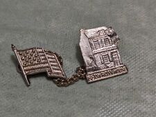 Rare Vintage Betsy Ross House And Original Flag Lapel Pin picture