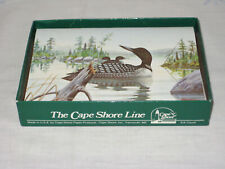 8 Vintage 1984 The Cape Shore Line Notecards & Envelopes Loons by Murrell Butler picture